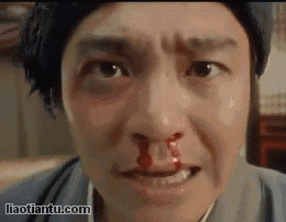 周星驰流鼻血动图表情