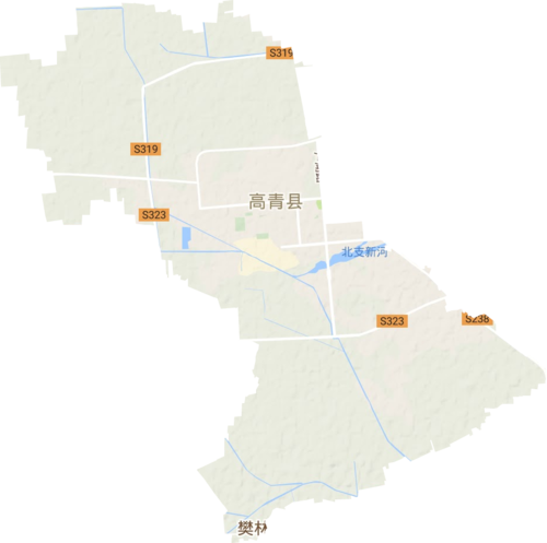 高城镇高清地形地图,高城镇高清谷歌地形地图