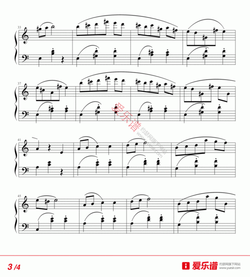 肖邦《肖邦圆舞曲》 钢琴谱 吉他谱