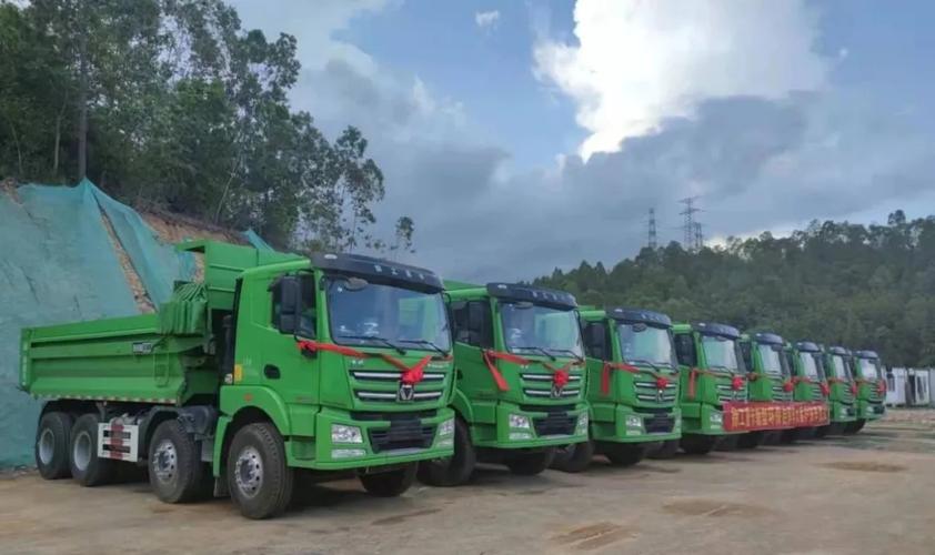 为城市注入绿色源动力 汉风g7环保渣土车批量交付广州