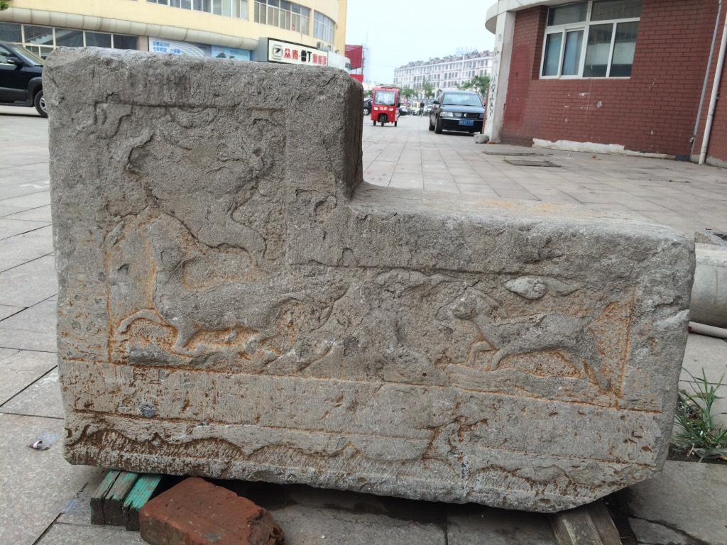 宋代上马石一对