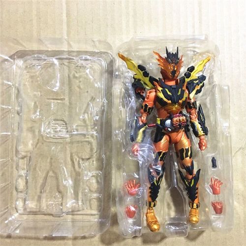 假面骑士build岩浆,假面骑士w动漫 假面骑士build岩浆龙万丈龙我熔岩可动模型摆件盒装