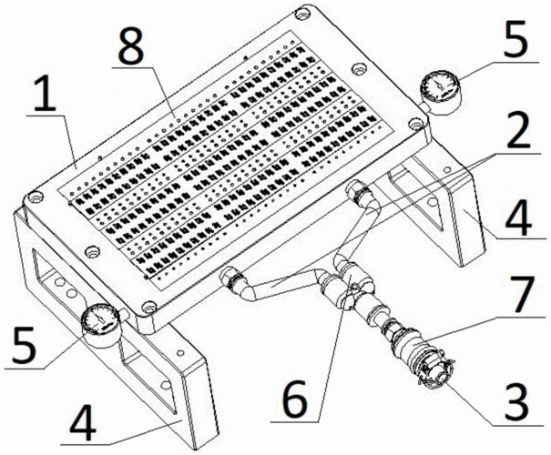 通用针孔型腔式真空吸附夹具的制作方法