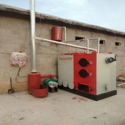 鸡舍水暖锅炉安装图片及安装视频 辉腾雏禽养殖锅炉