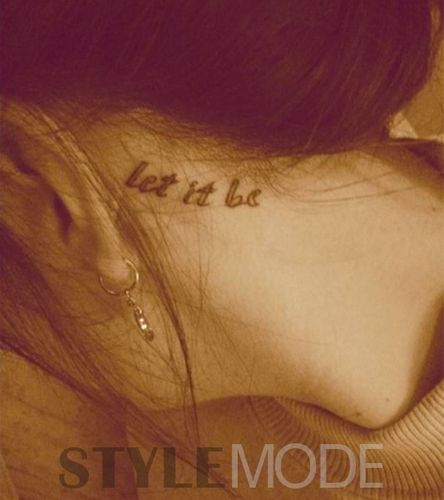 耳后刺青 !隐藏起来的性感