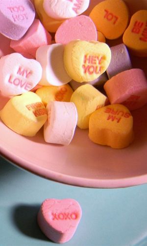爱心彩色糖果手机壁纸