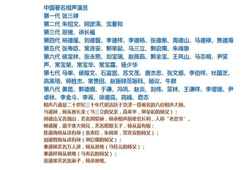 相声演员杨少华是谁的徒弟 杨少华的辈分多高