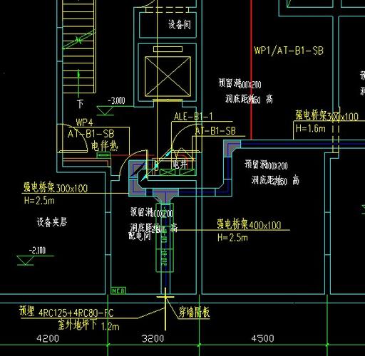关于电气图纸桥架的问题?