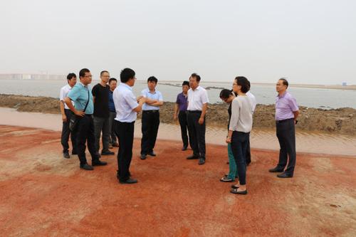 主任郭益民;滨州市政府节能办主任高树成;滨州北海新区工委副书记高