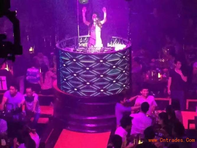 酒吧dj台背景led显示屏