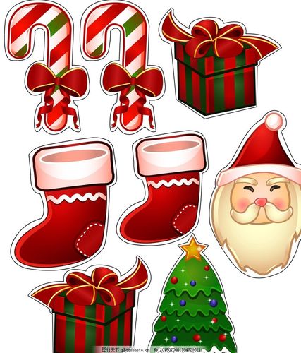 圣诞节礼物卡通图片