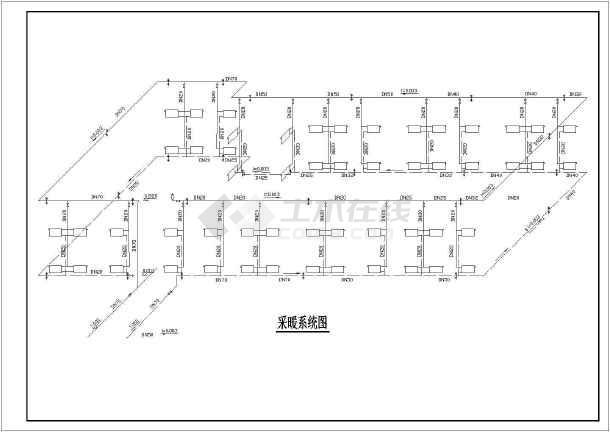 某二层小学教学楼采暖设计图