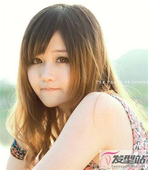 娃娃脸婴儿肥女生发型清新显瘦美不可言