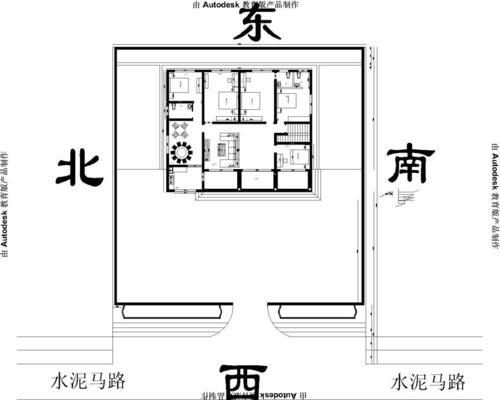 大师,您好,我想建一个带院子的平房,坐东朝西,东西方向长35米,南北
