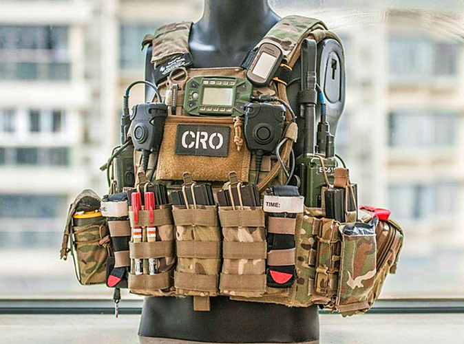 军事丨美军装备6094战术背心,在紧急情况下可与人体快速分离