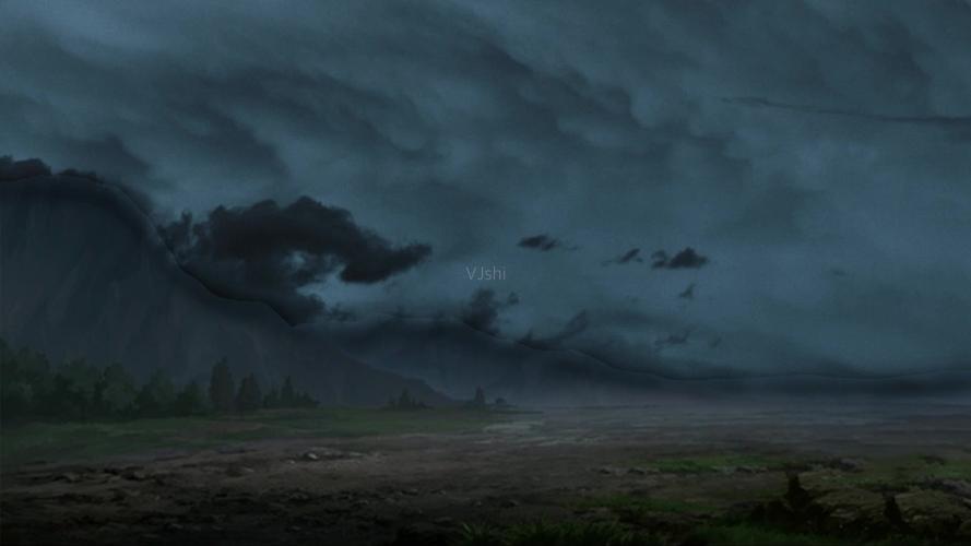 荒山野岭夜晚荒郊戏曲led背景