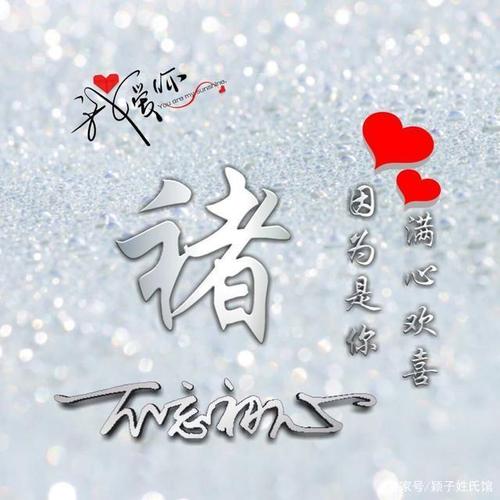 姓氏头像,精品百家姓头像,因为是你,满心欢喜!
