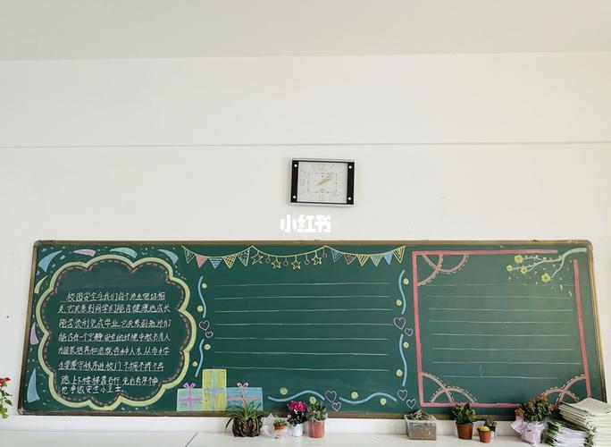 黑板报,三个板块,边框_黑板报_文化_绘画