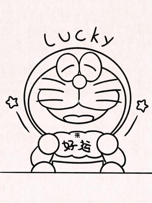 『哆啦a梦简笔画』带过程_简笔画_哆啦a梦怎么样_手绘