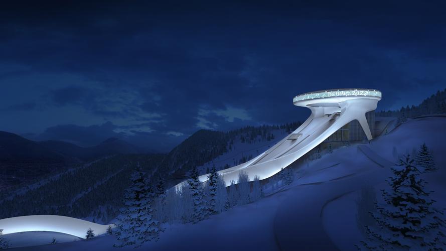 2022年北京冬奥会-国家跳台滑雪中心-雪如意