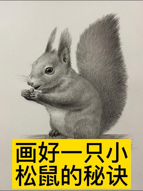 画好一只小松鼠的秘诀_美术生_绘画_素描_潮流_艺术_极致绘画美术教育