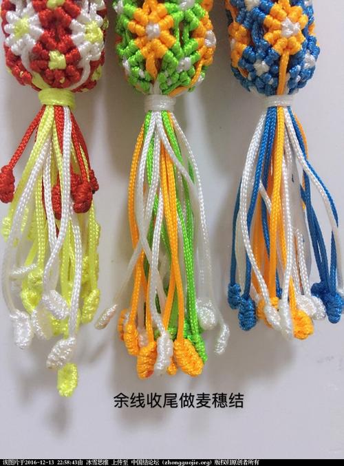 做个简单金刚花柱教程-编法图解-图文教程区-中国结