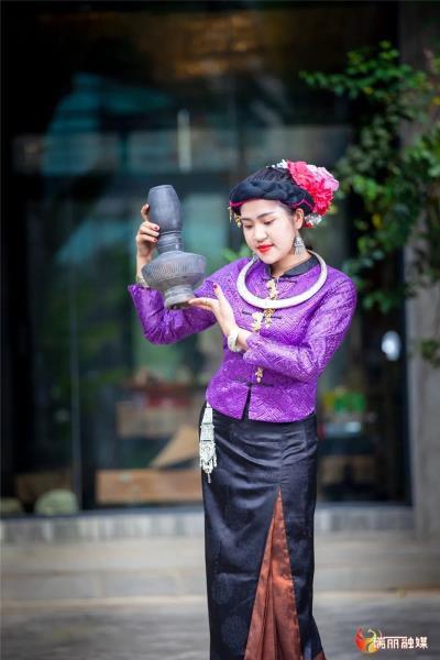 民族文化中缅傣族德昂族服饰图片展