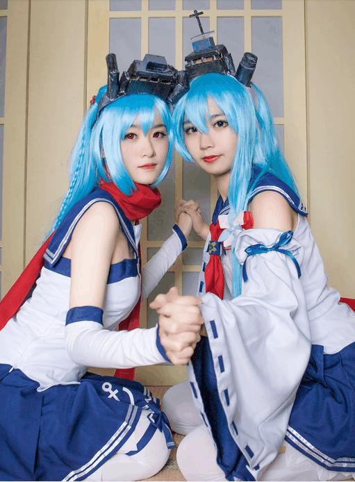 战舰少女cos合集,z1软萌欧根酷炫,逸仙令人惊艳!