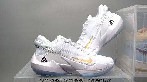 耐克nike zoom freak 2 二代字母哥签名低帮休闲运动篮球鞋