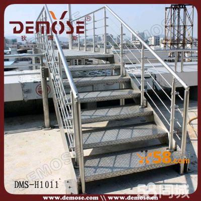 楼顶不锈钢拉丝栏杆楼梯 dms-h1011