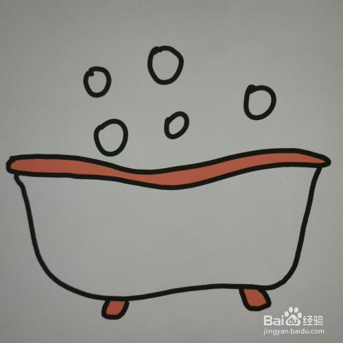 浴缸简笔画怎么画