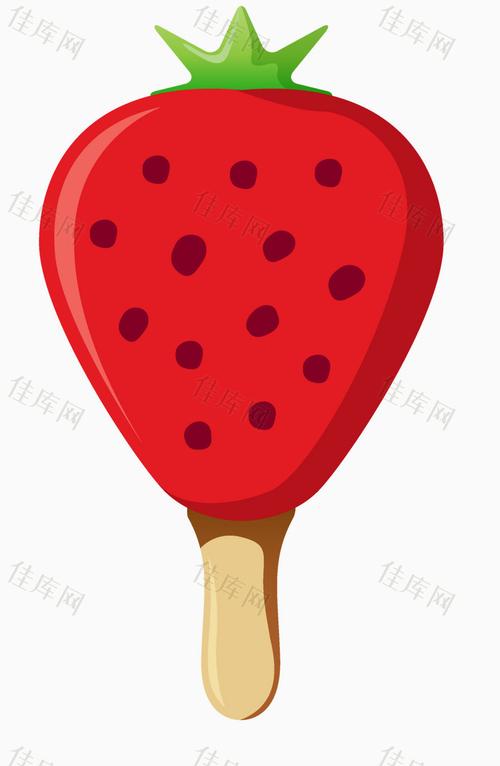 草莓冰棍