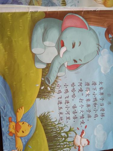 绘本阅读《大象鼻子当滑梯》