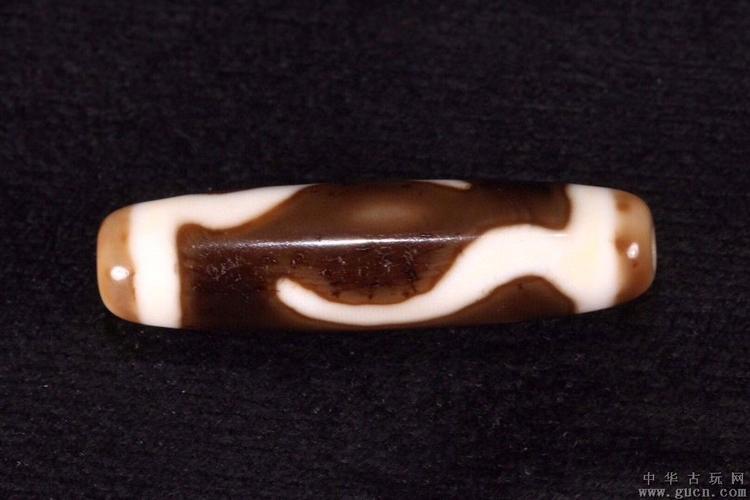 【高年份藏传至纯金钱勾如意天珠】