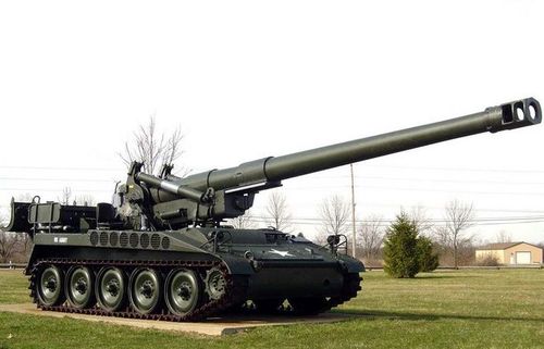 美国203mm自行榴弹炮