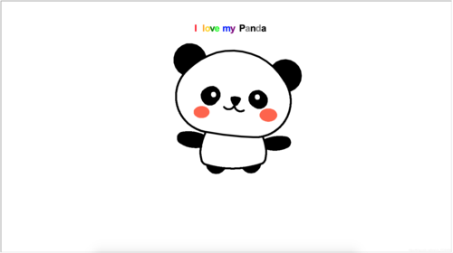 用python turtle 画可爱的熊猫