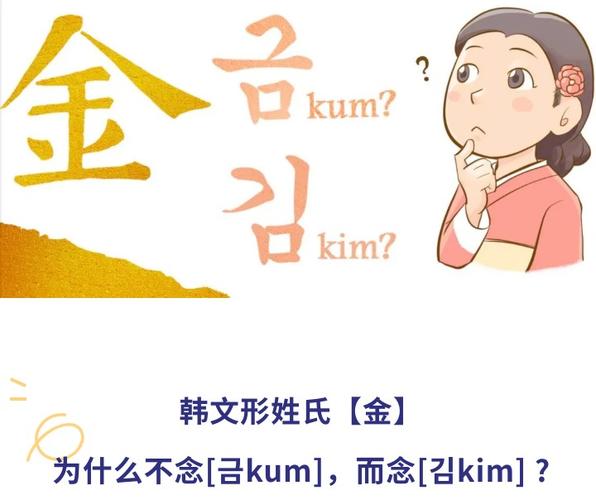 韩国姓氏金到底念啥呢