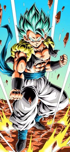 《七龙珠》帅气风壁纸:20倍界王拳,开!