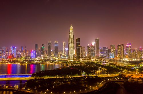 拾取深圳人才公园美丽夜景风光