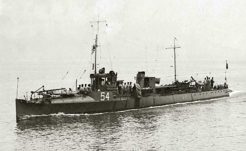 一战时期的意大利鱼雷艇as54号