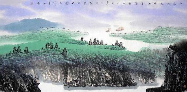 中国画家张泉踪山水国画作品欣赏
