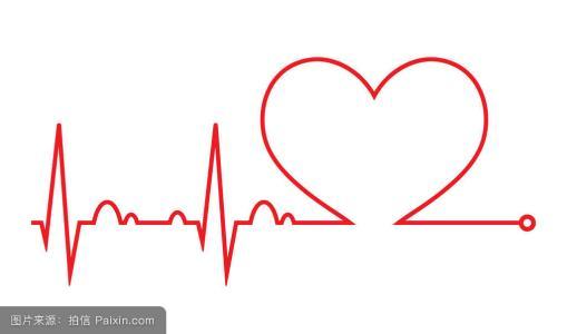心跳频率的简笔画