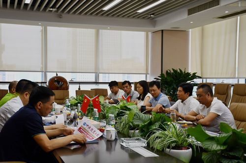 成都三利投资有限公司董事严杰一行来集团公司考察交流