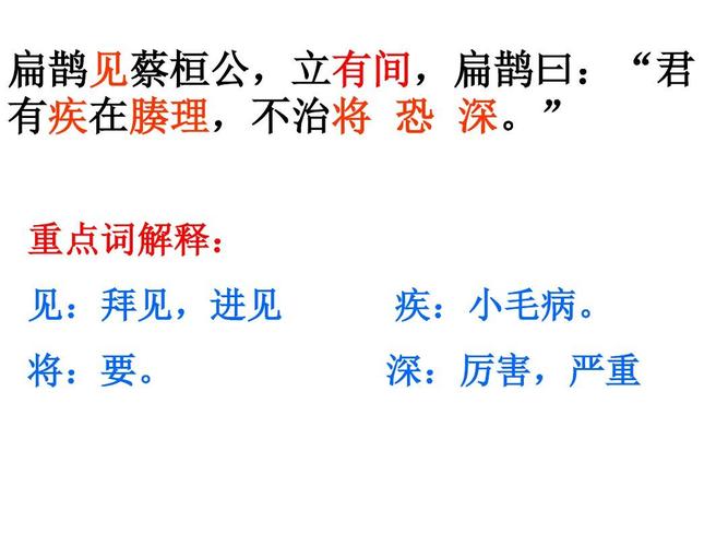 九年级语文上册第六单元:22扁鹊见蔡桓公 课件ppt