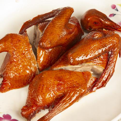 鸽子4只正宗广东特色脆皮乳鸽烤乳熟食即食乳鸽