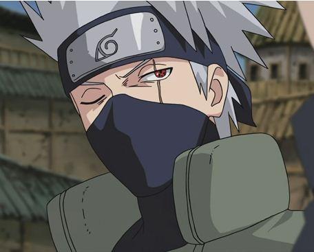 面罩下的卡卡西   出处《火影忍者》