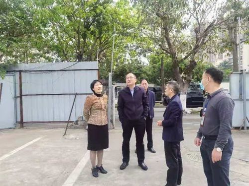 副市长丁飞,凌云到海口市中医院调研推动项目工作