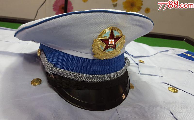 全新库存正品87式早期空军校尉大檐帽一帽两用