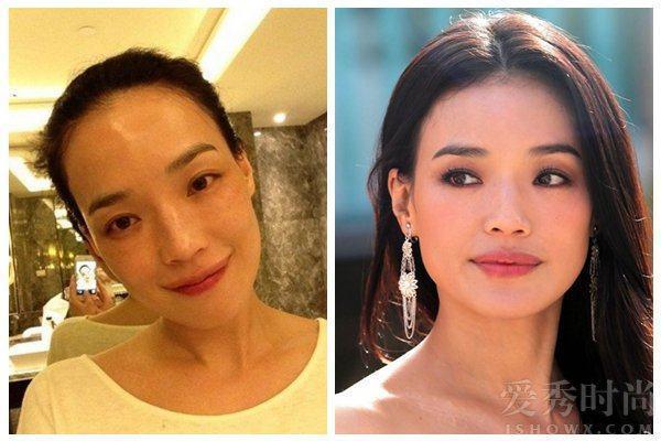 其实舒淇的皮肤很不好,但是舒淇还是经常发素颜照,这也是一种自信吧.