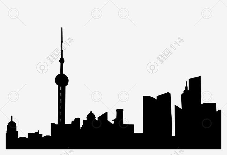 114分享高清上海城市天际线剪影背景图片免费下载,图片主题是设计元素